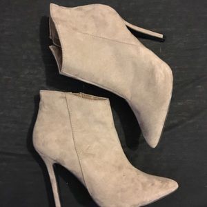 Beige Booties